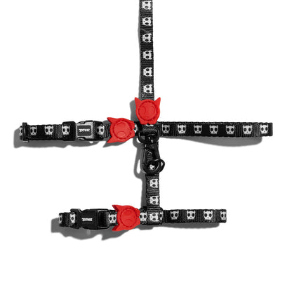 zee.cat SKULL LEASH HARNESS SET スカル リード・ハーネスセット
